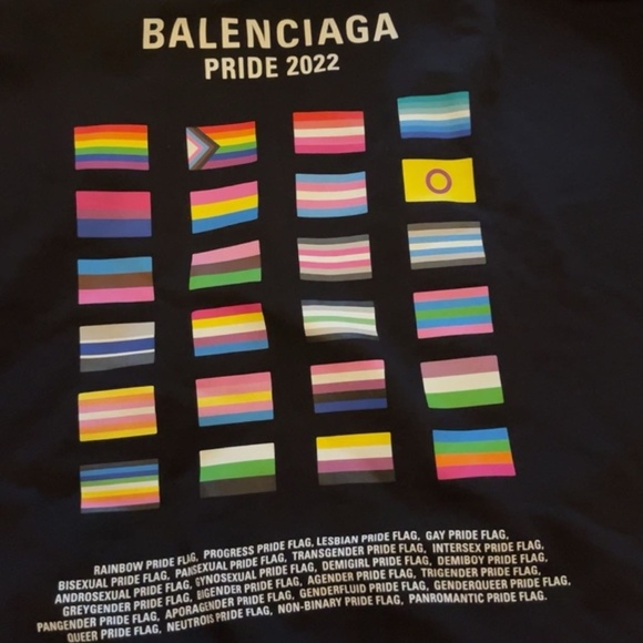 2022 Balenciaga pride hoodie